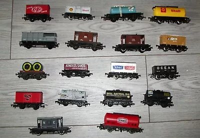 Assortment Of 00 Goods Wagons Triang Hornby Lima Wren Mainline   - Used • £21