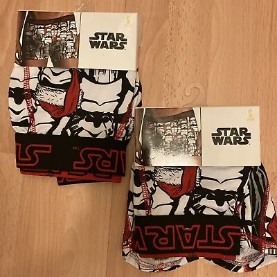 NEW Lot Of 2 Star Wars Christmas Boxer Briefs Men's SMALL Holiday Gag Gift NWT • $15.88