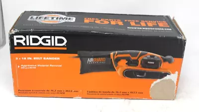 RIDGID R27401 3 In. X 18 In. Heavy Duty Variable Speed Belt Sander • $56