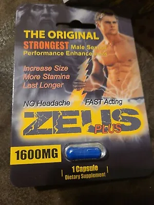 Zeus Plus 1600 12pcs Male Suplement ( 12 Pills ) • $34.99