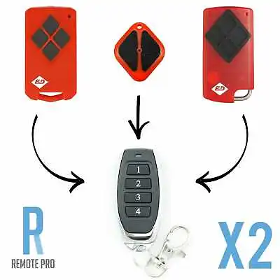 2 X B&D Tritran Garage Control-A-Door BND/TB5/BD4/Diamond Remote Replacement • $20