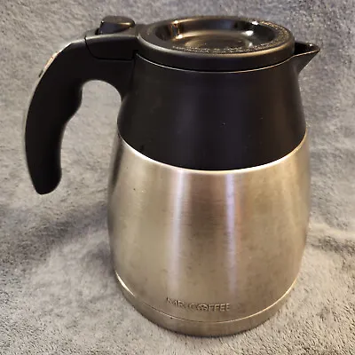 Mr Coffee Thermal Insulated Stainless Steel Carafe 12 Cup Pot 7” Tall - QwikShip • $15.98
