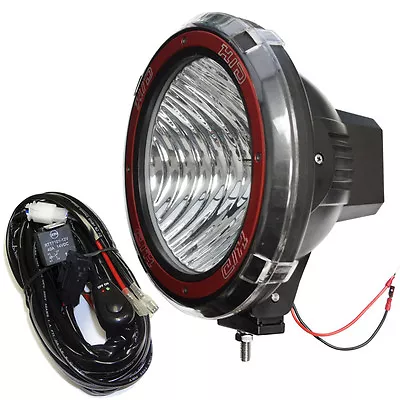 9 Inches 4x4 Off Road 6000K 55W Xenon HID Fog Lamp Light Flood (1pcs) W/Relay • $79.80