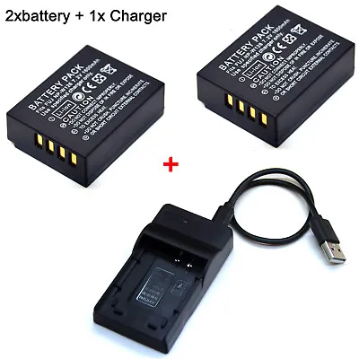 Battery / Charger For Fujifilm X-A1 X-A2 X-A3 X-A5 X-A10 X-E1 X-E2 S X-E3 X-M1 • $20.99