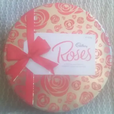 V Empty S/h Collectors Tin Cadbury Roses Chccolate 21x7x21cm • $19.95