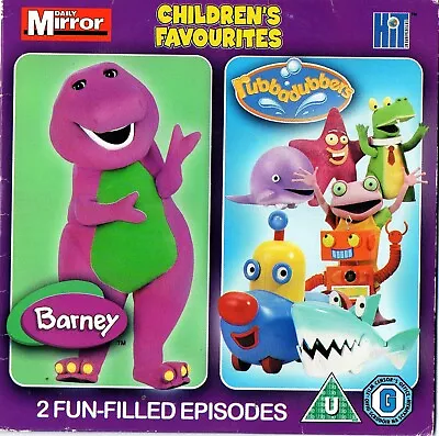 BARNEY / RUBBADUBBERS  - 2 Fun-Filled Episodes  :  Daily Mirror PROMO DVD • £2.49