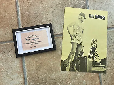 The Smiths Meat Is Murder Tour Programme 1985 And Framed Ticket (photo Copy) Lot • $74.66