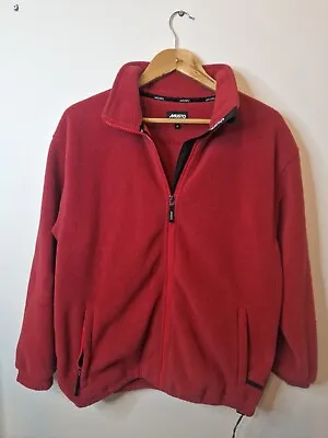 Musto Performance Red Full Zip Fleece Jacket Size Small • £29.99