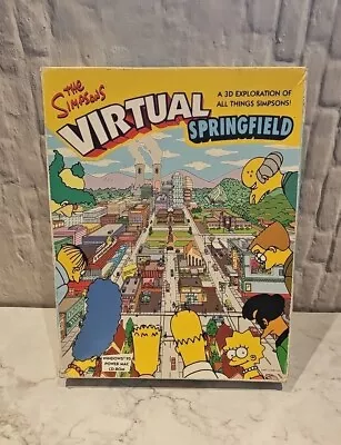 Rare The Simpsons: Virtual Springfield (PC: Mac And Windows/ Mac/ Windows 1997) • £29.99