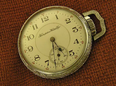 Nice Looking Man's Hampden Pocket Watch L@@K E83 • $50