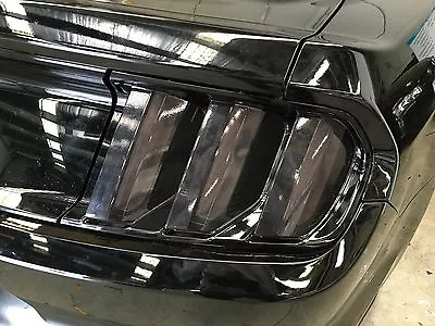 $49.99 • Buy 2014-2017 Ford Mustang Taillight Smoked Pre Cut Tint Film Easy Apply Perfect Fit
