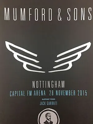 Mumford & Sons - 2015 Poster Nottingham England UK Capital FM Arena • $72.45