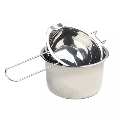£7.89 • Buy 2Pcs Stainless Steel Boiler Double Melting Wax Pots For DIY Candle Soap Making