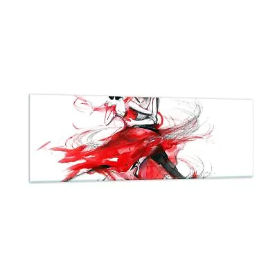 Glass Print 90x30cm Wall Art Picture Dance Action Activity Adult Small Artwork • £65.99