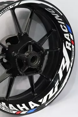$25 • Buy Yamaha R1 Wheel Decals | Yamaha R1 Rim Stripes | Yamaha R1 Wheel Stickers Tri