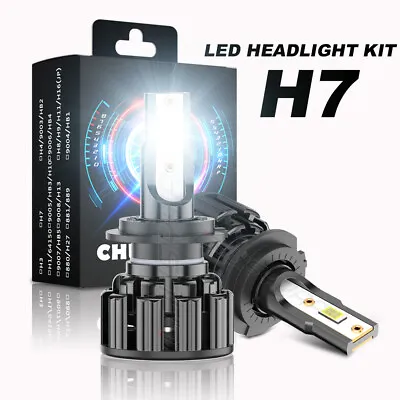 2pcs H7 LED Headlight Bulbs 6000K White For Kawasaki Ninja 300 EX300 2013-2017 • $25.99