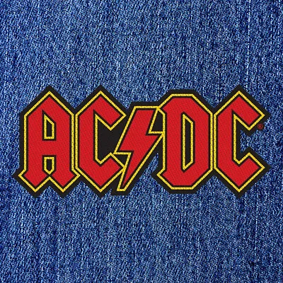£4.50 • Buy Ac/dc - Logo (shaped) (new) Sew On Patch Official Band Merchandise