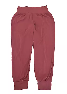 Athleta Salutation Powervita Jogger Pants Womens Size M Coral Pink Inseam 27” • $28.92