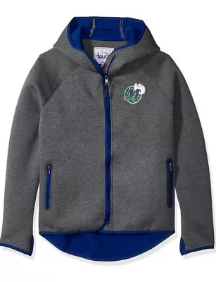 NBA Dallas Mavericks Womens Drop Kick Jacket Touch By Alyssa Milano Grey Medium • $26.37