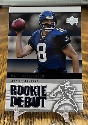 Matt Hasselbeck 2005 Upper Deck Rookie Debut #86 Seahawks Football Card • $1.99