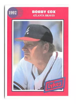 1992 Lykes Atlanta Braves Bobby Cox 6 Atlanta Braves • $2