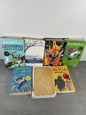 David Walliams Book Bundle 7 Books Collection 5 Hardback 2 Paperback Job Lot • £13.99