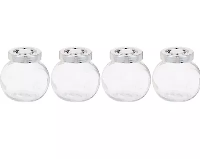 Ikea Rajtan Glass Spice Jars Containers Organizers 5 Oz Set Of 4 Farm Decor • $14.49