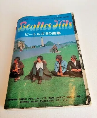 Beatles Hits Japan Songbook Music Book Vintage Toshiba  • $9.50