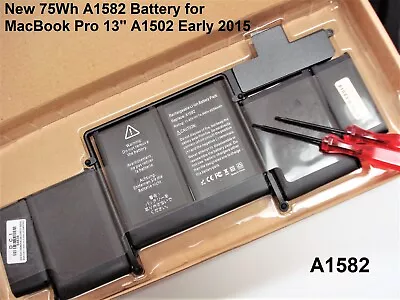 New 75Wh A1582 Battery For MacBook Pro 13  A1502 MF839LL/A MF841LL/A MF843LL/A • $44.75