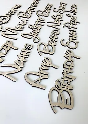 £1.09 • Buy DISNEY Wooden Words/Letters,Personalised Names Wedding/Home/Gift Letters Names