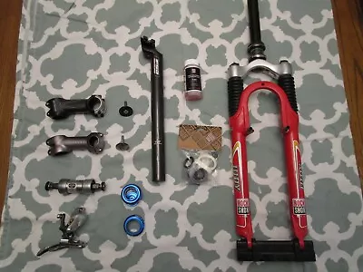 Rock Shox Judy And Misc Mountain Bike Parts • $25