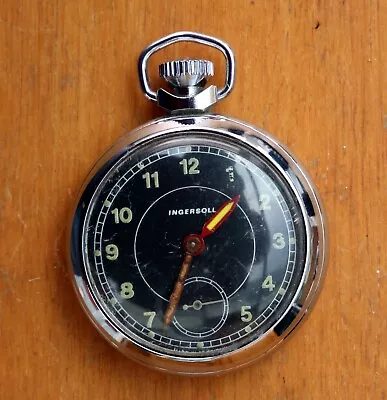 Vintage INGERSOLL Pocket-Watch. Made In Great Britain. • $26.52