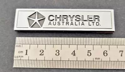 CHRYSLER AUST  Valiant Mopar  Metal Stick On  Quality Badge Man Cave Tool Box • $9.90