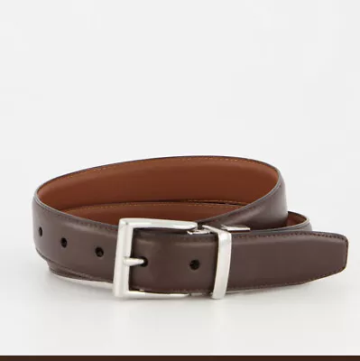 BNWT 100% Genuine Polo Ralph Lauren Brown Reversible W36”Leather Belt • £50