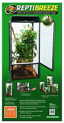 Zoo Med Reptibreeze Screen Cage Large Null • $134.59