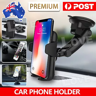 Universal 360° Windshield Car Mount Holder Cradle For GPS Mobile Smart IPhone 15 • $12.95