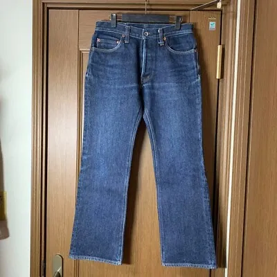 IRON HEART 21oz EXTRA HEAVY Denim Boots Cut Pants Jeans Men Size 30 From Japan • $511.91