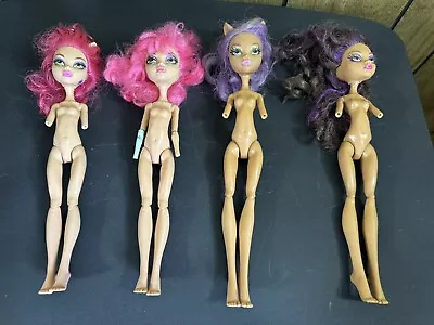 Monster High Clawdeen And Howleen Wolf Dolls - For Customization - See Pictures • $24.95