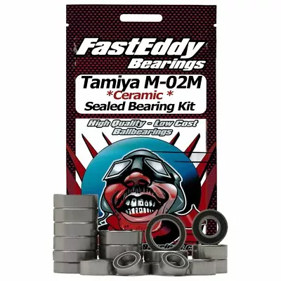 Tamiya M-02M Chassis Ceramic Rubber Sealed Bearing Kit • $61.99