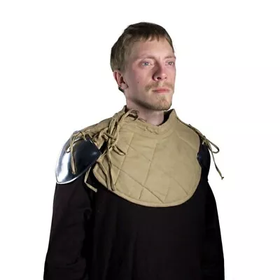 RFB Padded Metal Shoulder Armour. Ideal For Medieval Costume Or LARP • £37.50