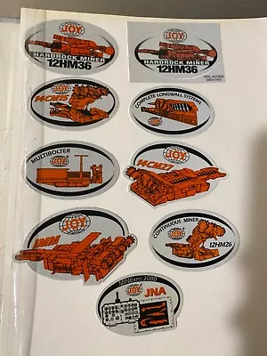Nice Lot Of 9 Different Joy Mining Stickers • $20