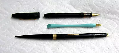 Lot  3 Vintage Fountain Pens  - 1 Fill Type Desk - 1 Aqua Dip Type - 1 Fountain • $8