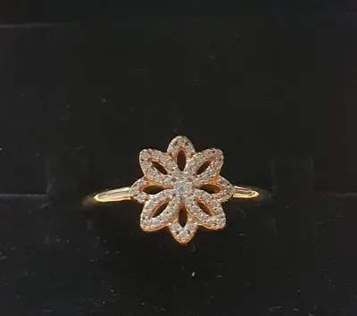 $249 • Buy Pandora 14ct Solid Gold Lace Botanique Ring 150182CZ