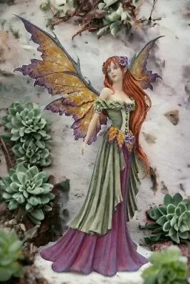 Autumn Splendour Fairy Figurine By Amy Brown Enchanted Resin Fantasy Statue • £199.95