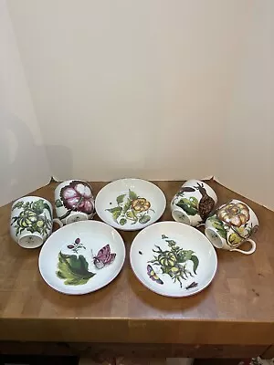 7 Pcs MOTTAHEDEH VISTA ALEGRE SIR HANS SLOANE CHELSEA 3 Bowls - 4 Cups • $69.99