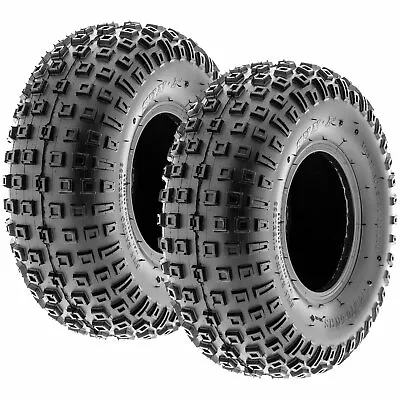 Pair Of 2 145/70-6 145/70x6 Quad ATV All Terrain AT 6 Ply Tires A011 By SunF • $39.98