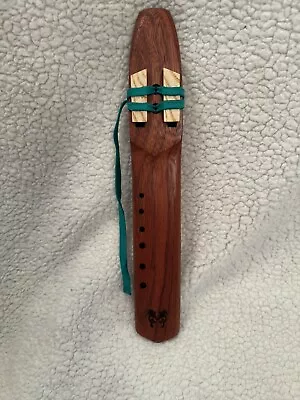 Musical Wood Native American Style Drone Flute High F 432hz • $184.97