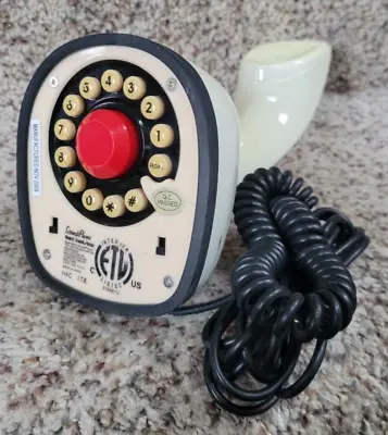 ScandiPhone Vintage Looking Push-Button Telephone Retro Space Age • $32.90