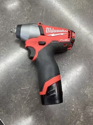 Milwaukee 2454-20 3/8 Square Drive Impact Wrench M12 12 Volt W Battery -fuel • $139.99