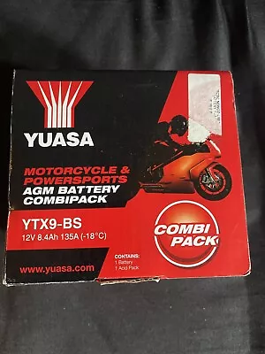 Yuasa YTX9-BS Motorbike Battery • £45